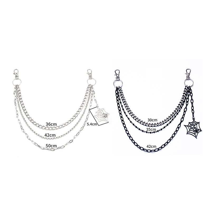 Men Accessories Chain - Cadena de pantalón de metal estilo