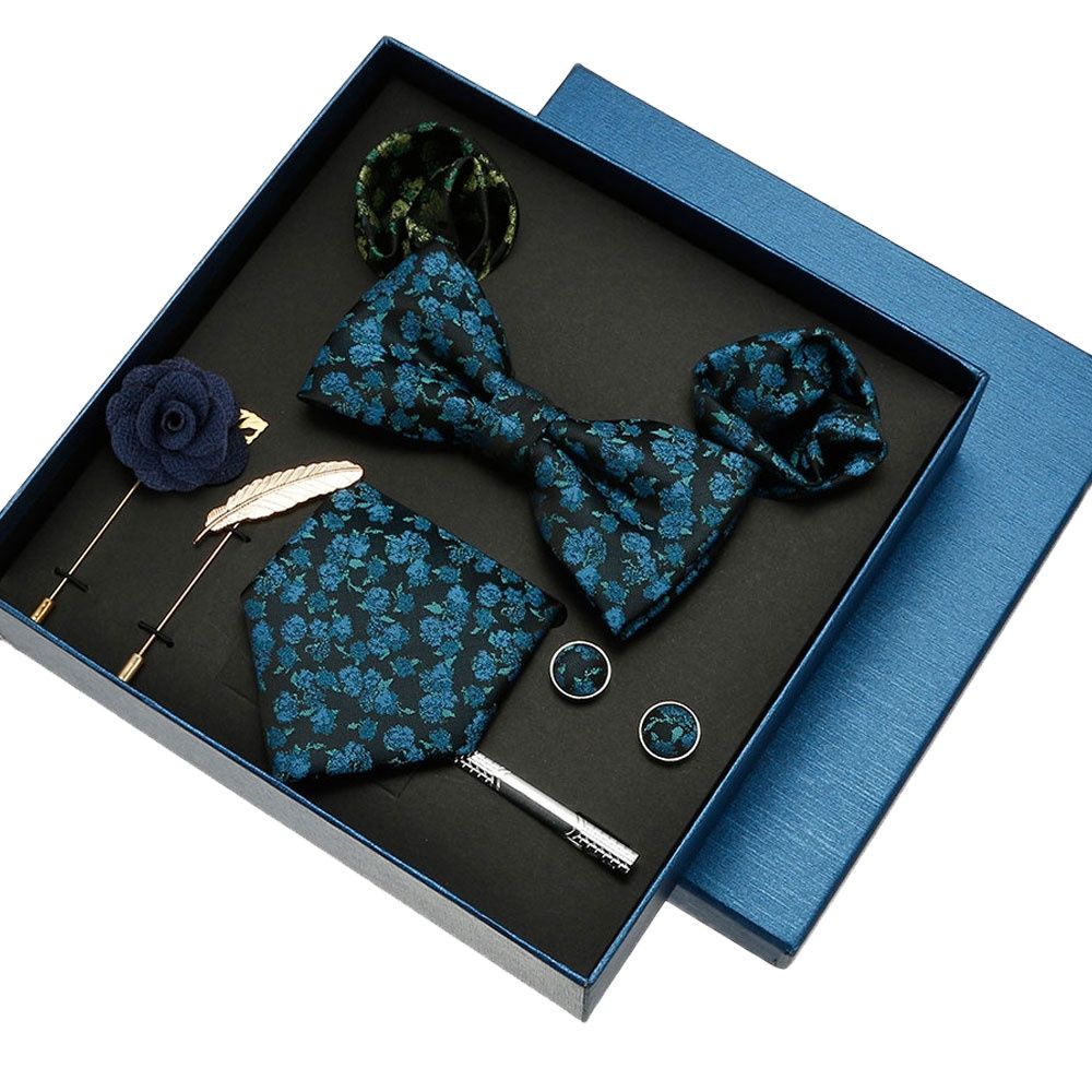 Neck Tie Set Box - Conjunto de pañuelos de seda de