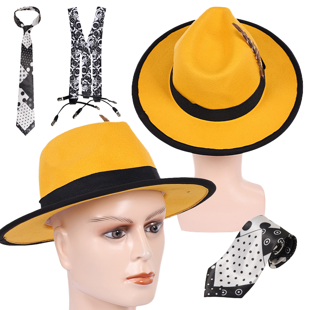 Men'S Yellow Accessories - Máscara de Jim de la Película