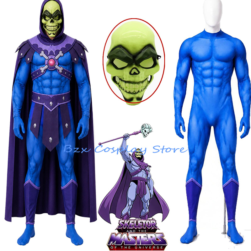 Men'S Accessories Anime - Disfraz de Cosplay de Rey Skeletor