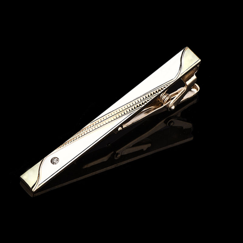 Men Accessories In Silver - 1 pieza de clip de corbata