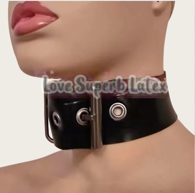 Men Accessories Chain - Collar de Látex Sexy de 0.4mm,