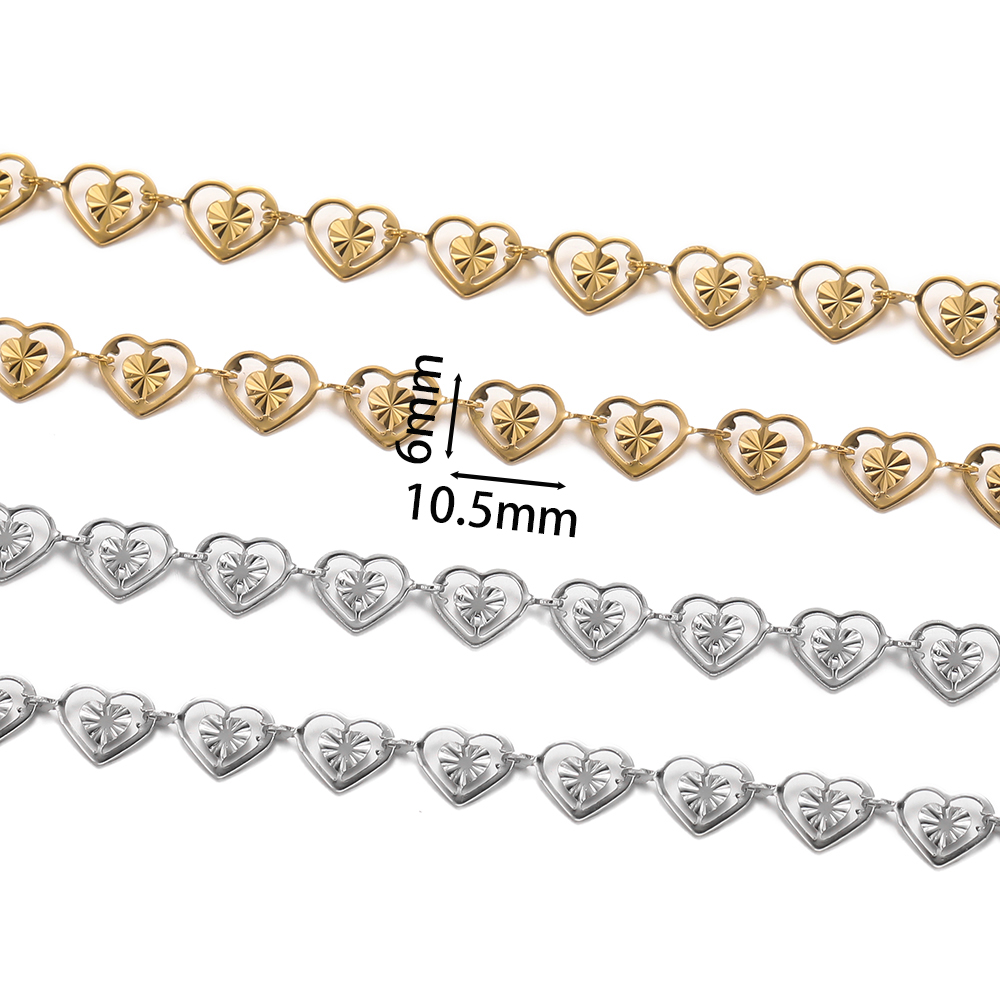 Cadenas dobles de corazón de m - Men Accessories Chain reseña y precio