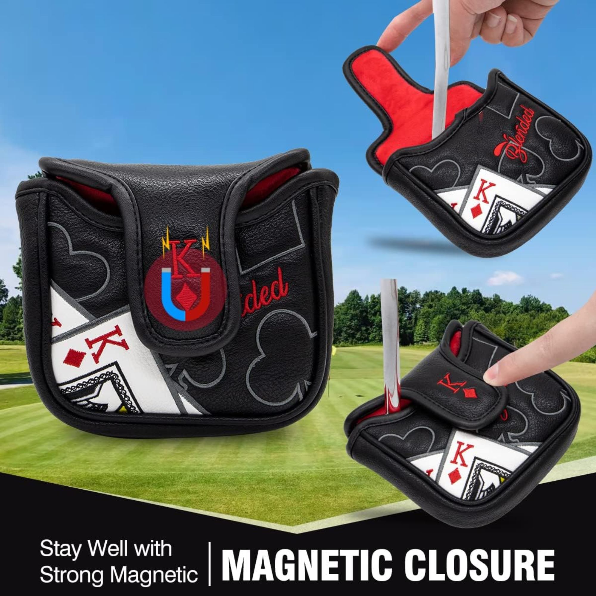 Mazo bordado King Of Hearts co - Men Accessories For Gift reseña y precio