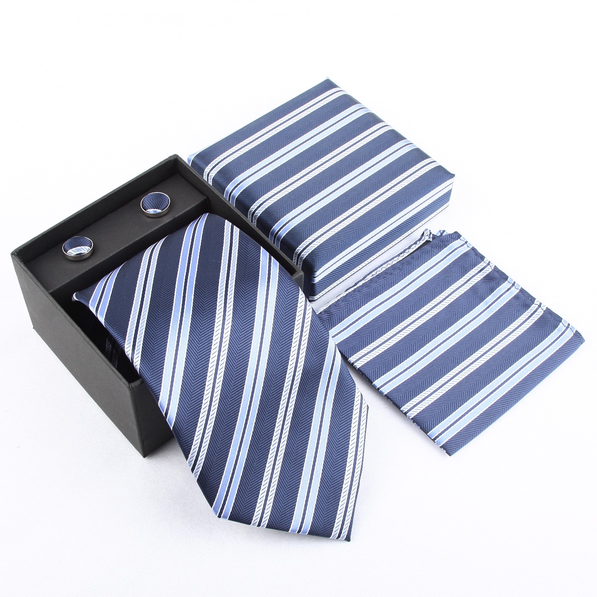 Conjunto de corbata, pañuelo d - Neck Tie Set Box reseña y precio