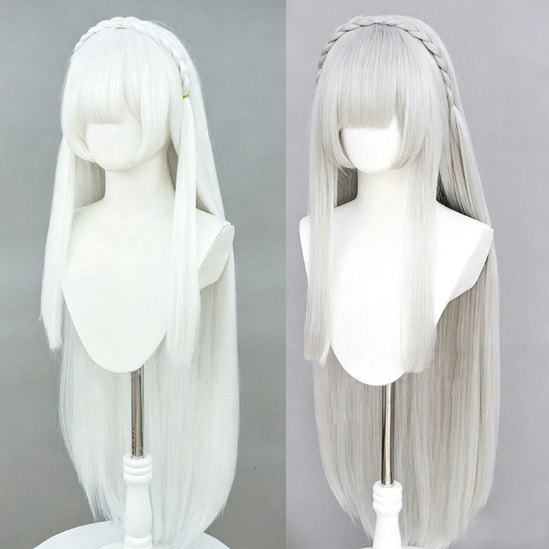 Peluca de Cosplay de Anime Re: - Men Accessories In Silver reseña y precio