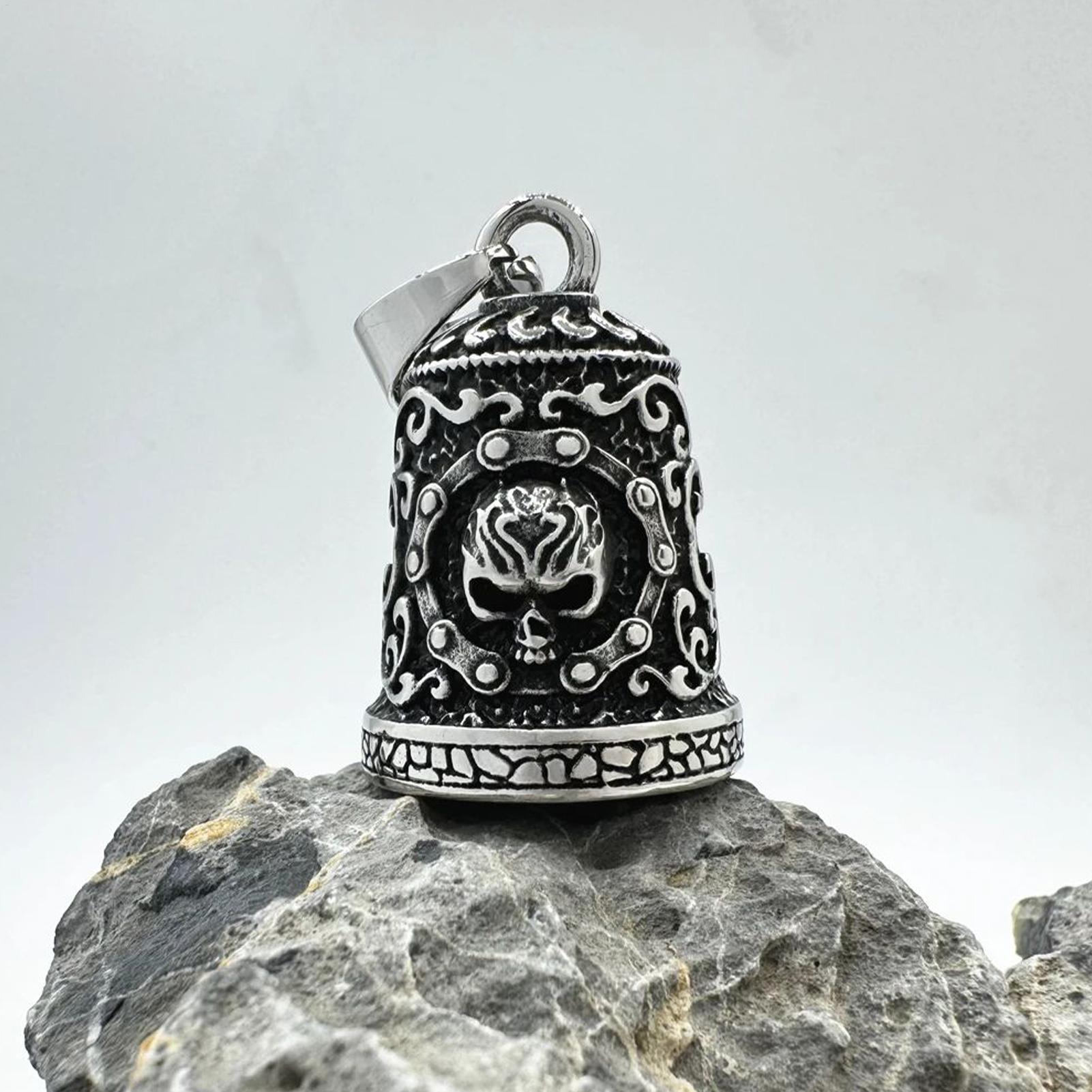 Campana de calavera para motoc - Men Accessories Chain reseña y precio