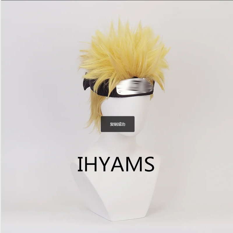 Pelucas de Cosplay Uzumaki, pe - Men'S Yellow Accessories reseña y precio