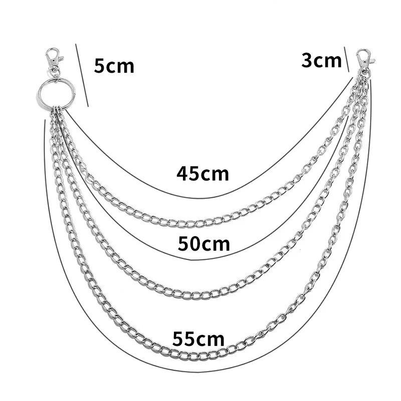 Cadena de cinturón metálica es - Men Accessories Chain reseña y precio