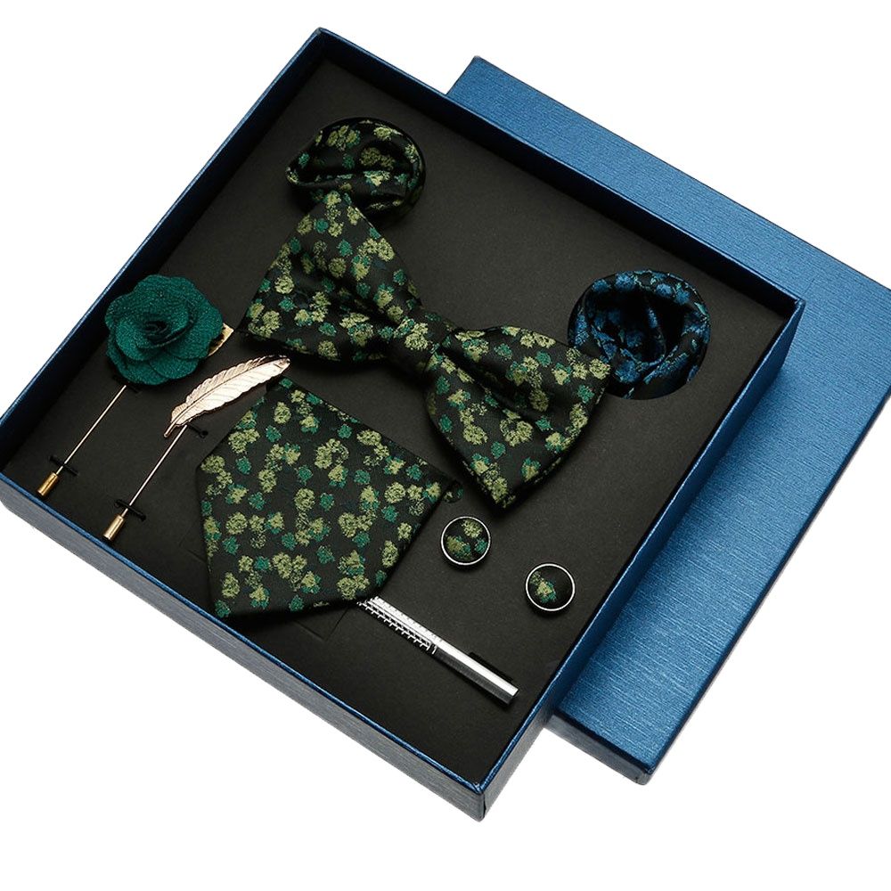 Conjunto de pañuelos de seda d - Neck Tie Set Box reseña y precio