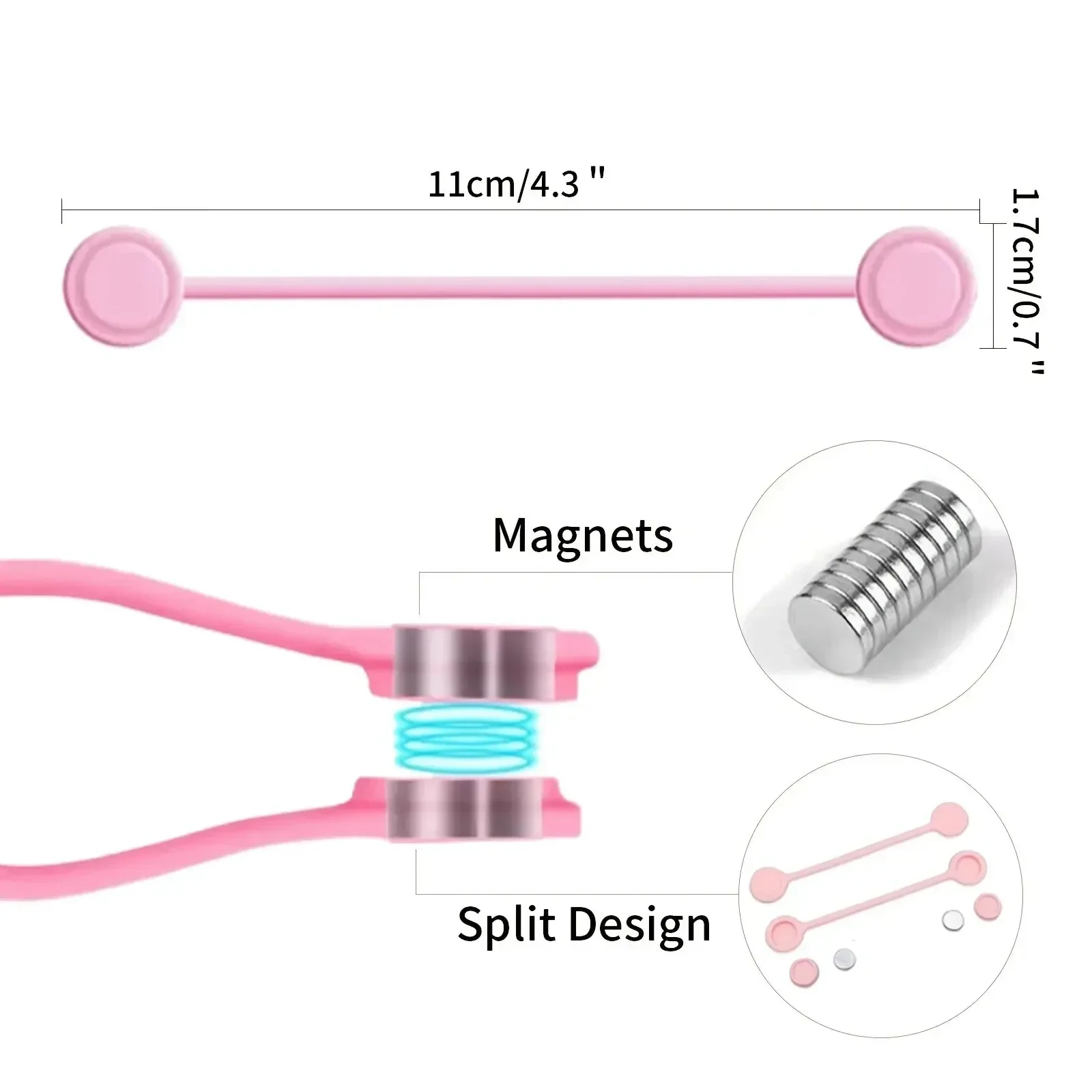 5/3/1PCS Abrazaderas magnética - Tie Clip Set reseña y precio