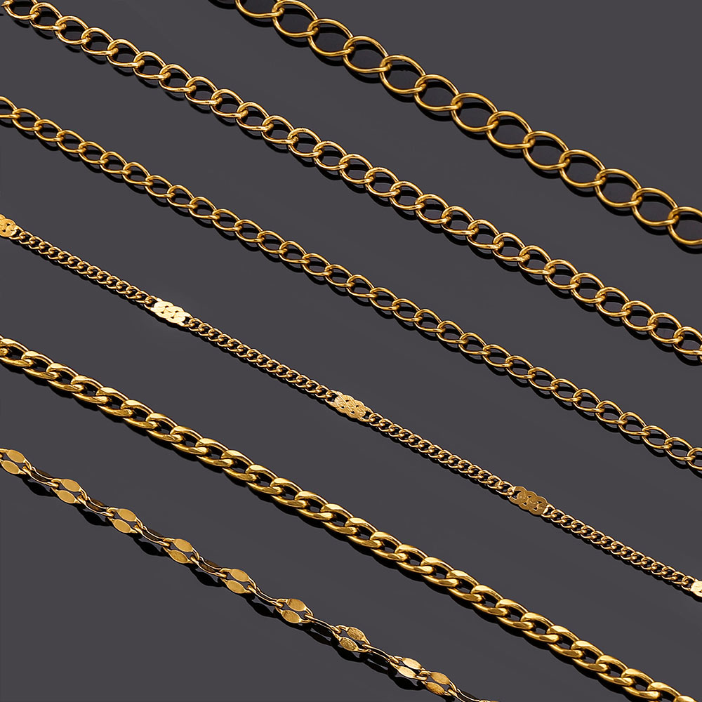 Cadenas largas cruzadas de ace - Men Accessories Chain reseña y precio