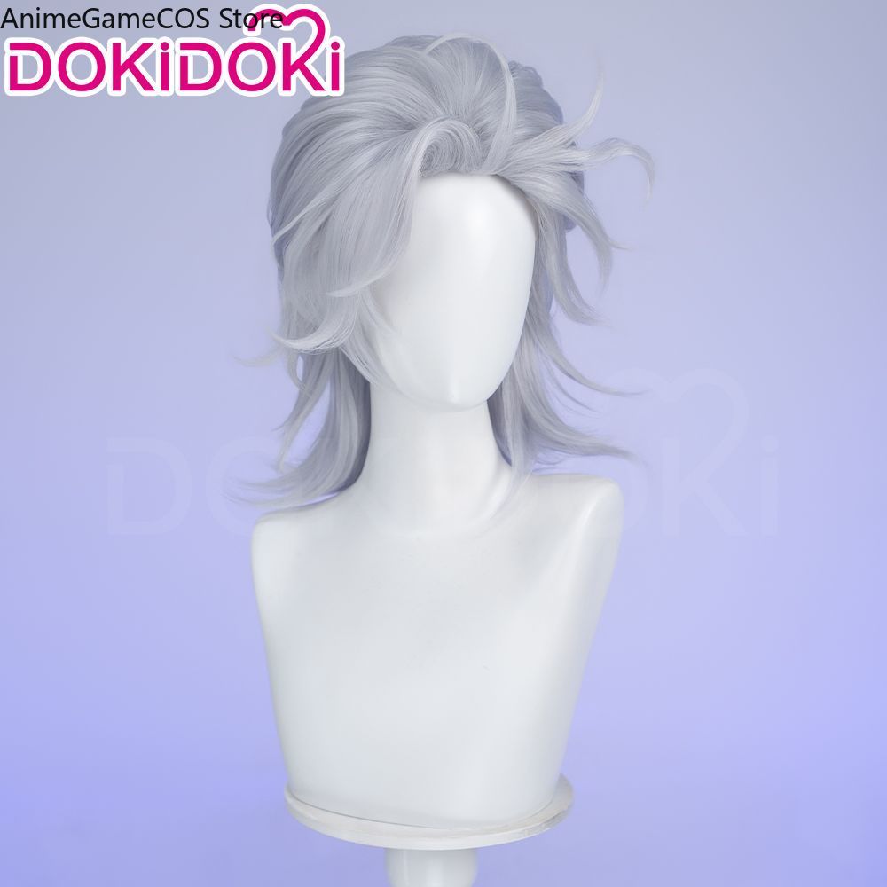 Peluca de Cosplay de Anime Rec - Men Accessories In Silver reseña y precio