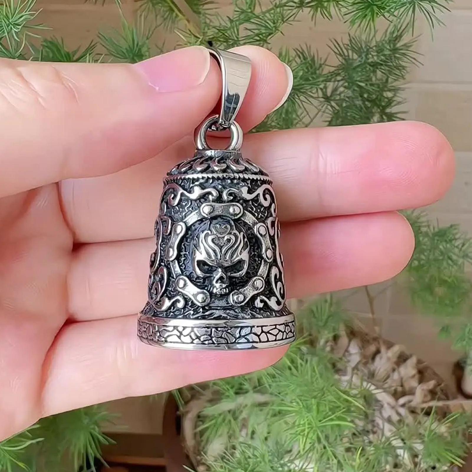 Campana de calavera para motoc - Men Accessories Chain reseña y precio