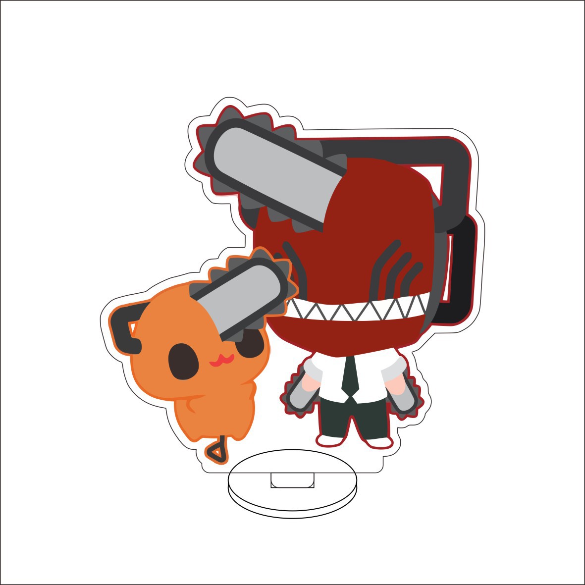 Figura acrílica de 10 cm de Ch - Men'S Accessories Anime reseña y precio