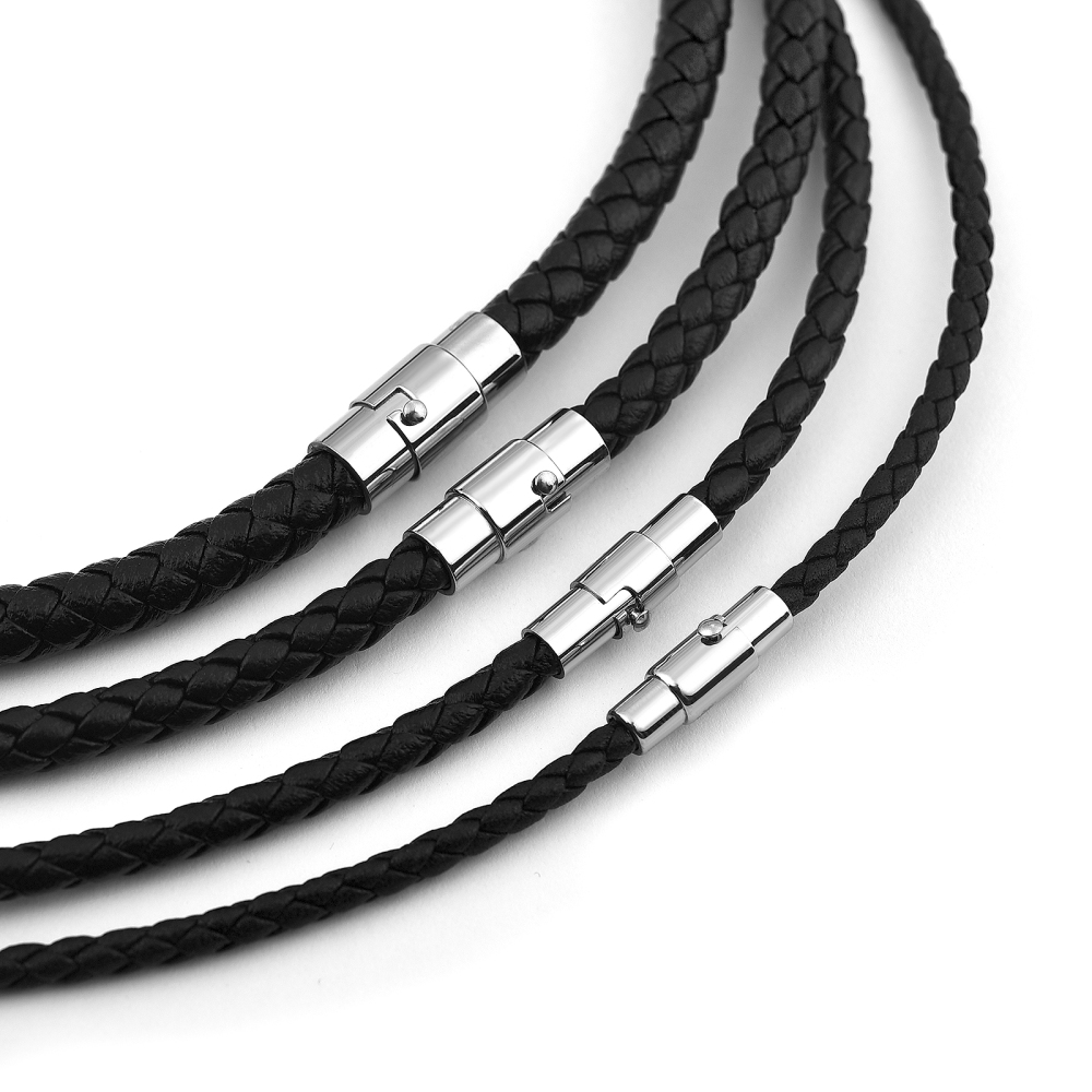 Collar de cuero de 45/50/60 cm - Men Accessories Chain reseña y precio