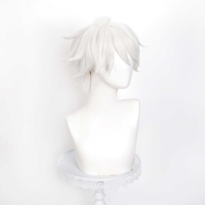 Peluca de cosplay de Anime Wit - Men Accessories In Silver reseña y precio