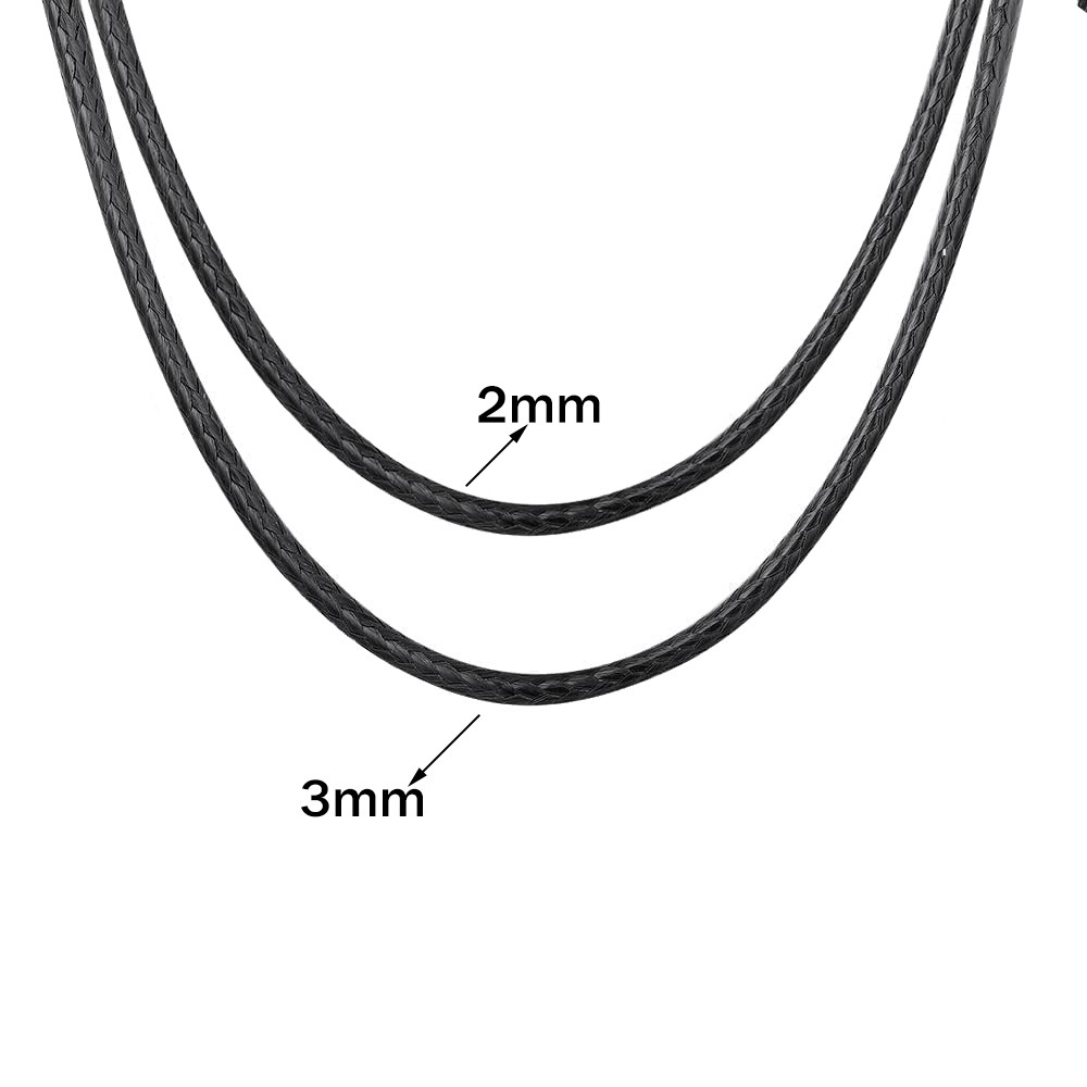 2MM/3MM 45/50/60cm negro imper - Men Accessories Chain reseña y precio